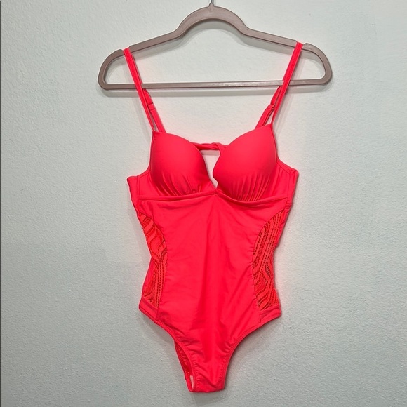 Vibrant Pink One-Piece Swimsuit - Picture 1 of 6